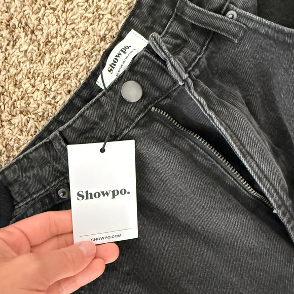 Showpo Black Flare Jeans - Picture 4 of 7